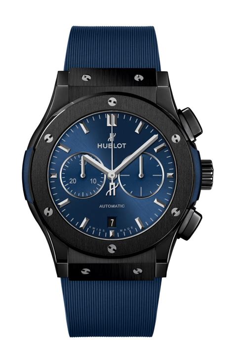 herrenuhr hublot classic keramik chronograph|Classic Fusion Ceramic Blue Chronograph 42 mm .